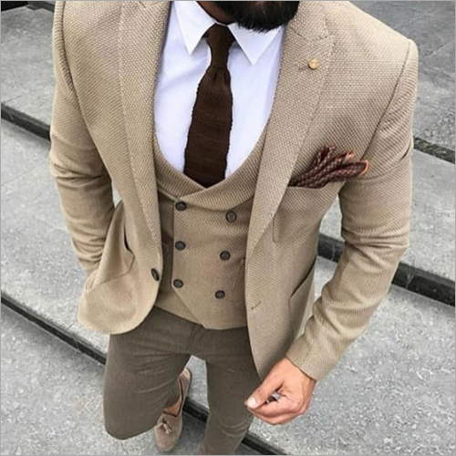 Slim Fit 3 Pieces Dark Grey Pinstripe Suits ,Wedding Suits Gray Men's –  classbydress